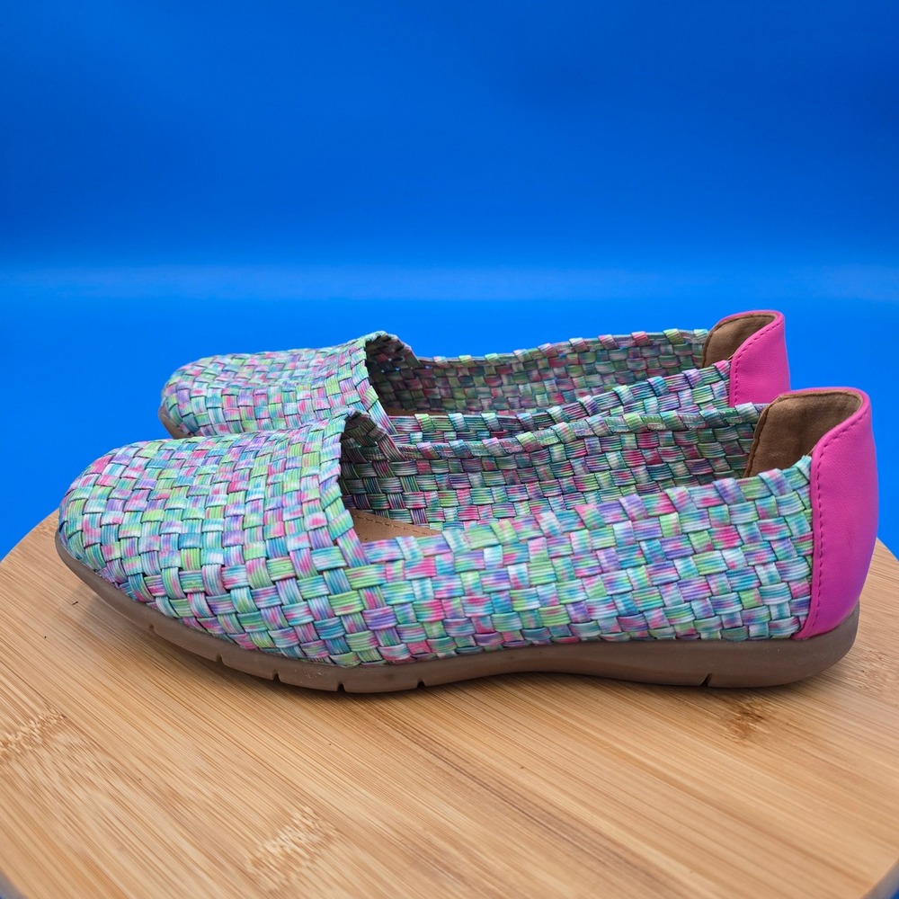 Comfortview Multicolor Woven Flats